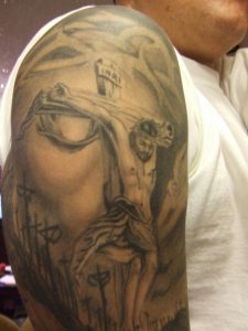 Jesus Tattoos Jesus Inside Of Face Tattoo Design Picture Free in sizing 1944 X 2592