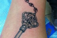 Key With Chain Tattoo On Arm regarding sizing 1332 X 1917