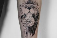 Koit Berlin Forearm Black Tattoo Lion Compass And Illuminati regarding dimensions 1065 X 1920