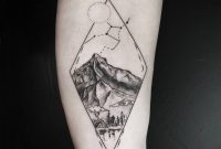 Landscape Tattoo On The Left Inner Arm Tattoo Little Tattoos with regard to measurements 1000 X 1000