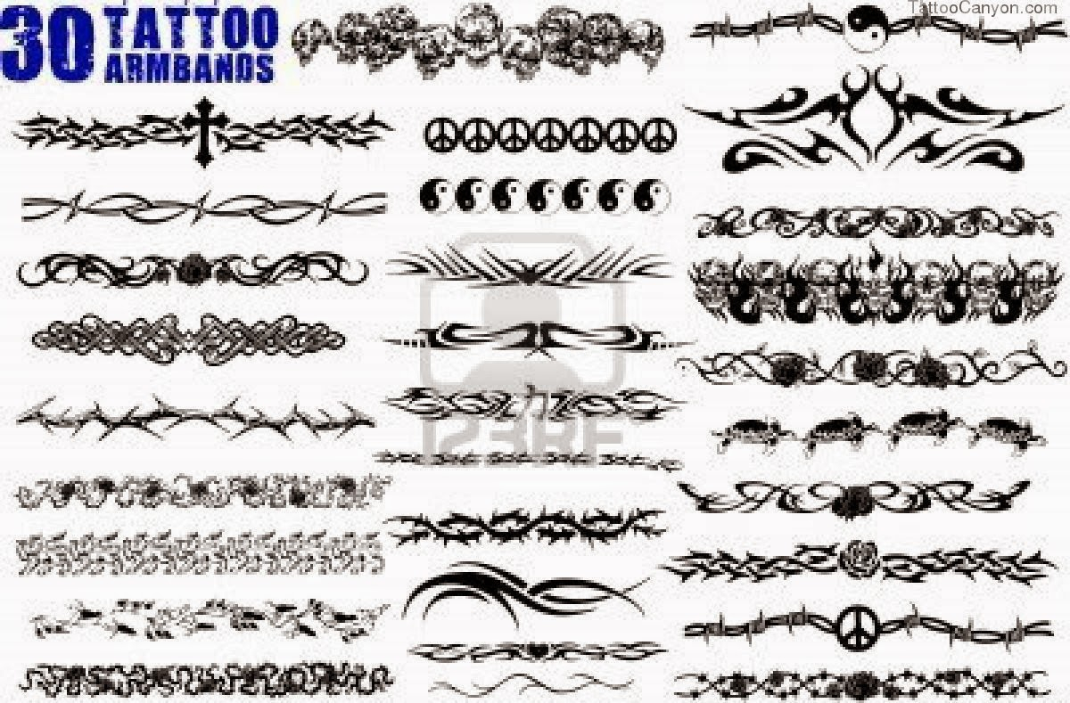 Latest Tribal Armband Tattoo Designs for sizing 1200 X 789