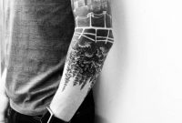 Left Men Sleeve Cool Forest Tree Tattoo Design Ideas Golfian for proportions 768 X 1024