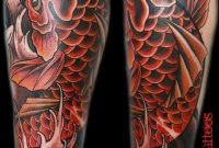 Leg Tattoos Red Koi Leg Tattoo Artists Leg Tattoos inside proportions 1500 X 2100