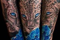 Leopard And Flowers Sleeve Tattoo Venice Tattoo Art Designs Body in measurements 1080 X 1080