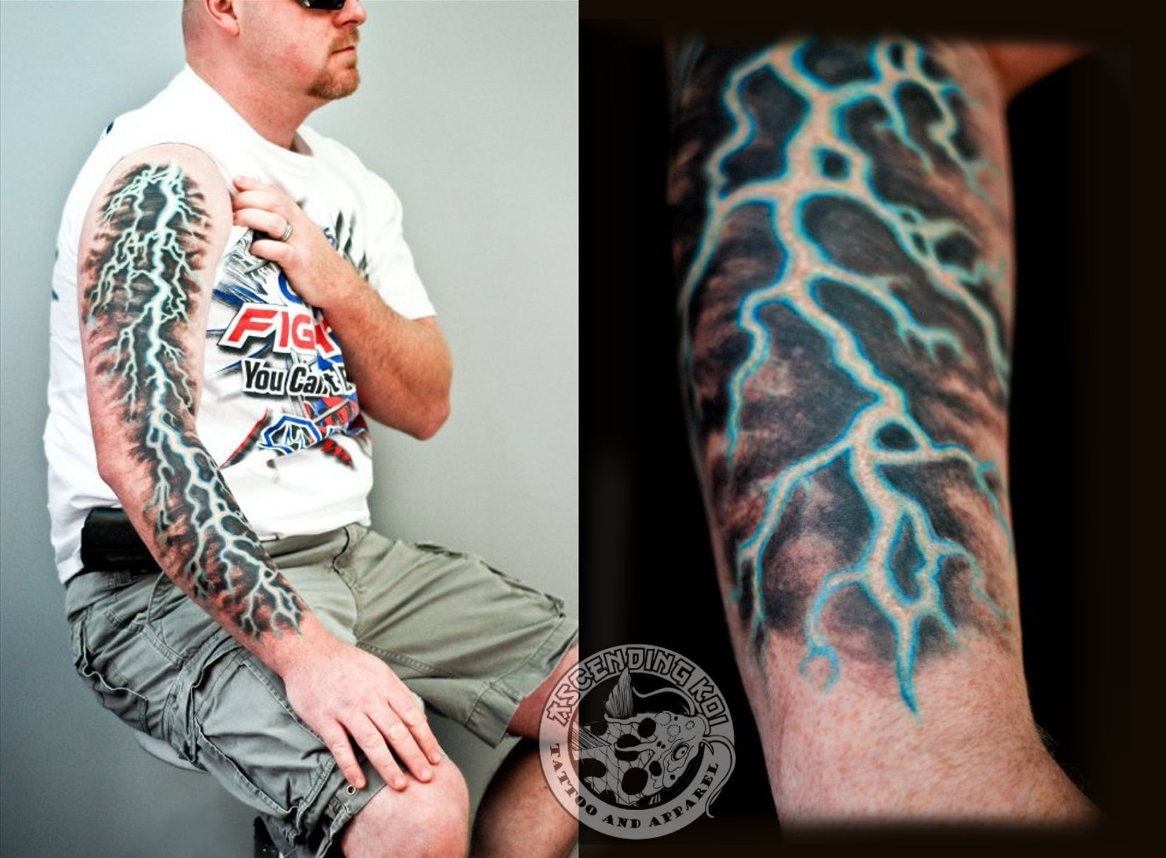 Lightning Arm Piece Trevor Tattoos Ascendingkoi Things I Love throughout proportions 1649 X 1214
