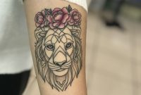 Lion Liontattoo Girls Girls Tattoo Arm Flower Flower Tattoo Minimal regarding proportions 3024 X 4032