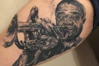 Louis Armstrong Potrait Tattoo Febianto Eskelinen La Muerte Ink for size 1536 X 2048