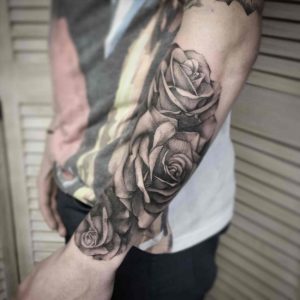 Lower Arm Tattoo Designs For Guys Elegant Rose Forearm Tattoos For throughout proportions 1900 X 1900