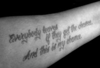 Lyrical Tattoos Of Singing And Inking Nothing Witty To Say in sizing 1719 X 1293