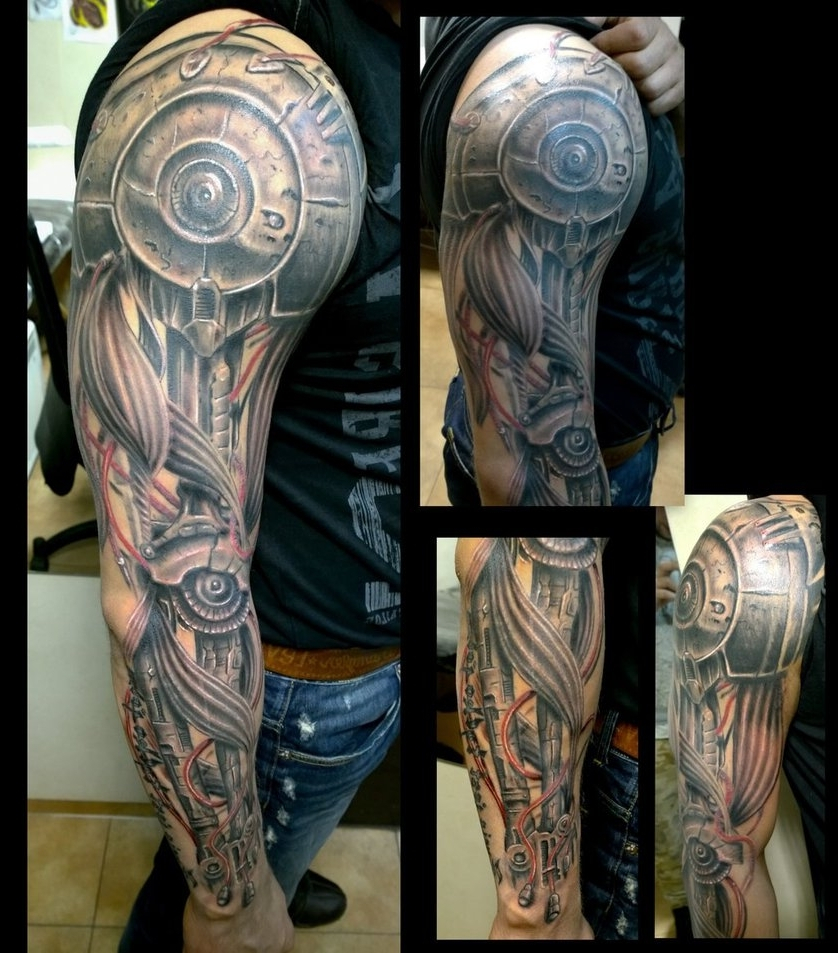 Machine Arm Tattoo Designs D Sleeves Sleeved Arms On Full Sleeve with sizing 838 X 953