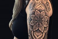 Mandala Flower Arm Half Sleeve Tattoo Karina Figueroa In Austin for sizing 1736 X 2249