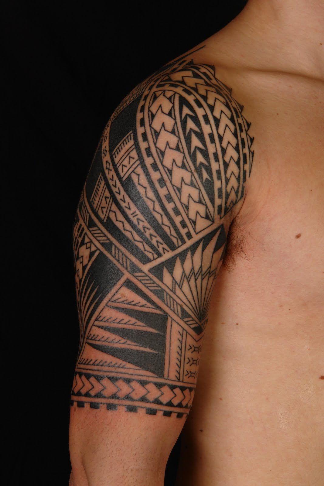 Maori Half Sleeve Tattoo Ideas Httpwwwhdtattoodesignmaori intended for dimensions 1067 X 1600