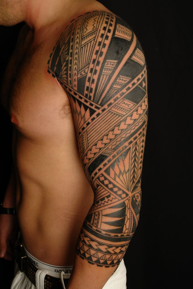 Maori Tattoo Arm Sleeve Tattooidee throughout dimensions 736 X 1103