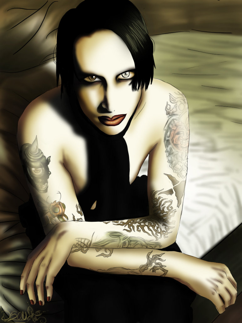 Marilyn Manson 2 Darkbutterflyofnight On Deviantart intended for sizing 774 X 1033