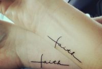 Matching Sister Tattoos Faith Cross God Love Family Wrist throughout size 888 X 888