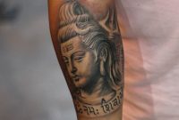 Men Show Forearm Sleeve Spiritual Religious God Shiva Face Tattoo intended for dimensions 1080 X 1080