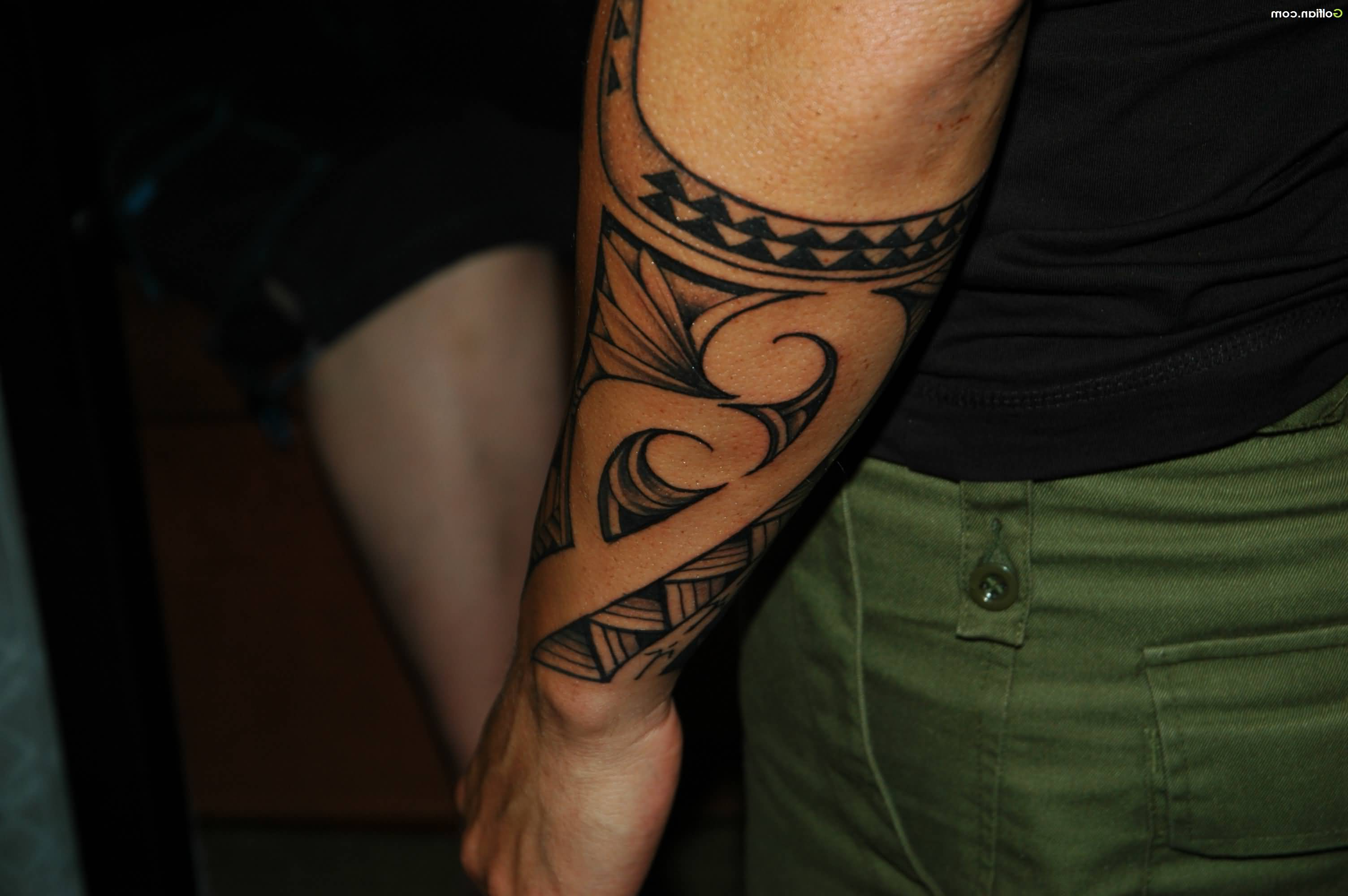 Mens Forearm Tribal Tattoos Designs Tattoo Art Inspirations inside proportions 3008 X 2000
