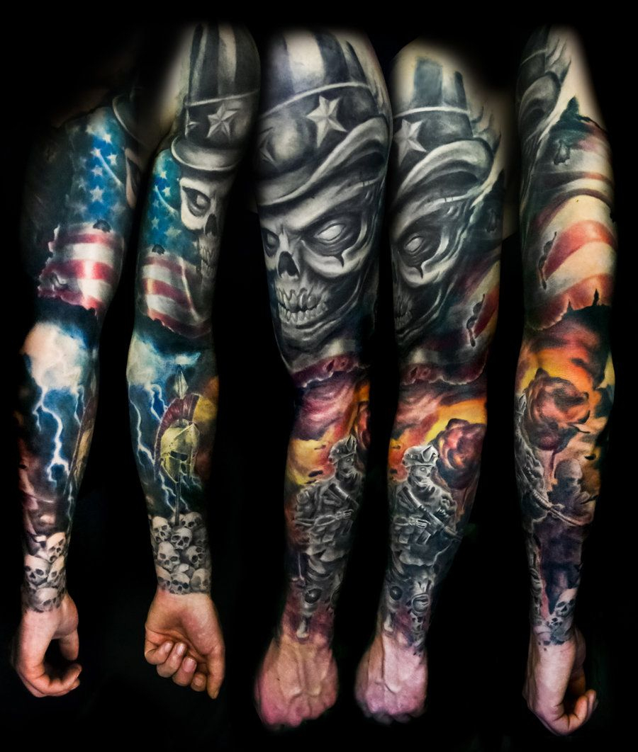 Military Themed Sleeve Filthmg On Deviantart My Style for measurements 900 X 1062