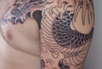 Mine 1st Session Down Dragon Arm Shoulder Dragon Tattoos with proportions 1409 X 2472