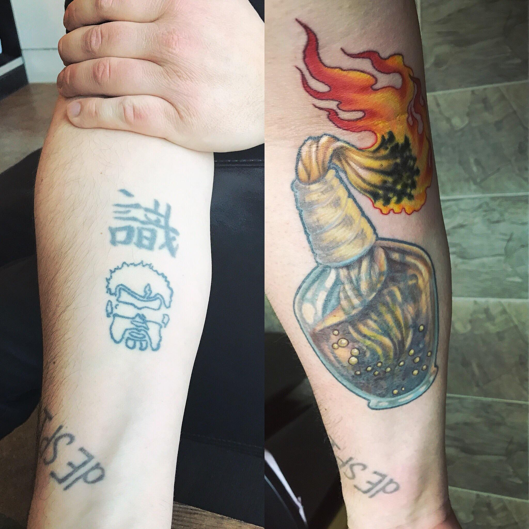 Molotov Cocktail Coverup I Lost A Bet And Had To Get A Guy Fieri intended for size 2048 X 2048