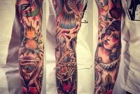 Moon Woman Rose Eagle Arm Tattoo Neo Traditional Alex Drfler Sances in dimensions 1280 X 1280