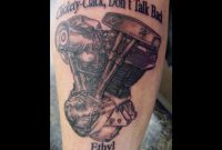 Motorcycle Engine Biker Tattoo On Arm pertaining to measurements 1024 X 768