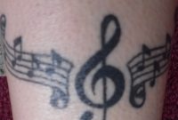 Music Banner Tattoo Picture in proportions 2107 X 2882