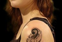 Musical Theme For A Sleeve On Upper Arm Left Tattoo Ideas with regard to measurements 960 X 1280