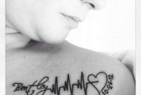 My Fav Tattoo I Have My Sons Name With His Heartbeat And His with measurements 960 X 960