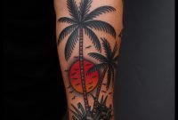 My New Tattoo Traditional Palmtree Tattoo Love It Tony Nilsson with regard to size 3264 X 3264