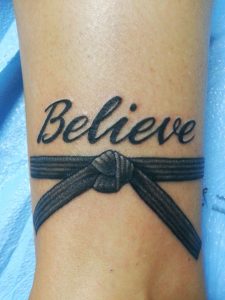 My New Tattoo When We Did Boot Camp For Our Black Belts Our Motto with regard to proportions 2448 X 3264