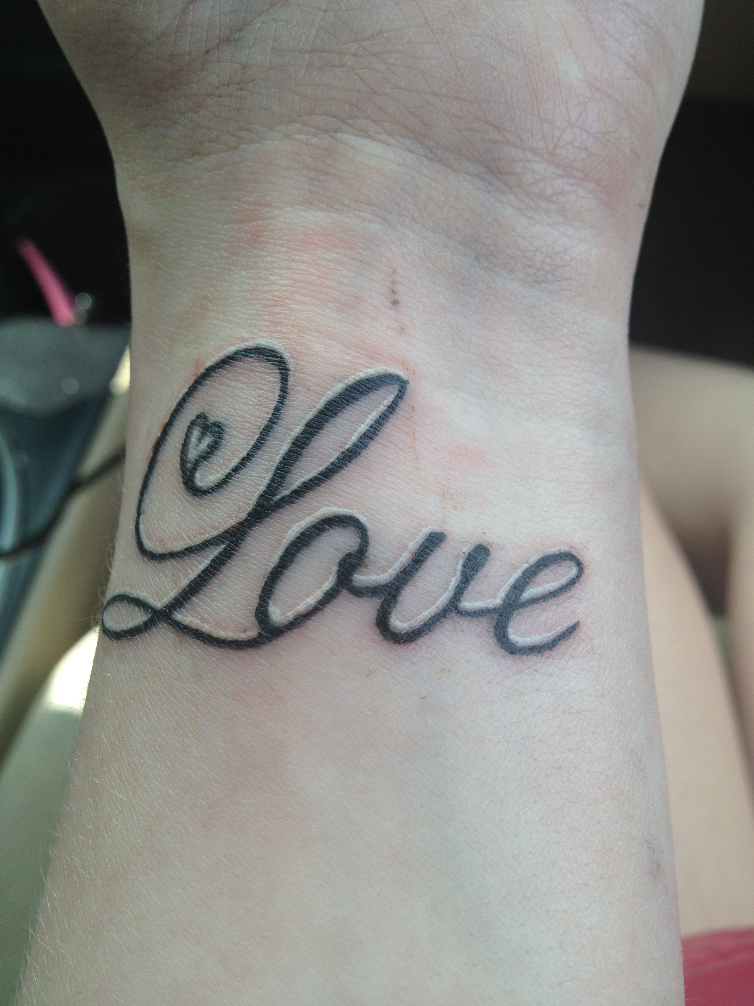 My Wrist Tattoo To Write Love On Her Arms Wrist Tattoo Twloha throughout sizing 2448 X 3264