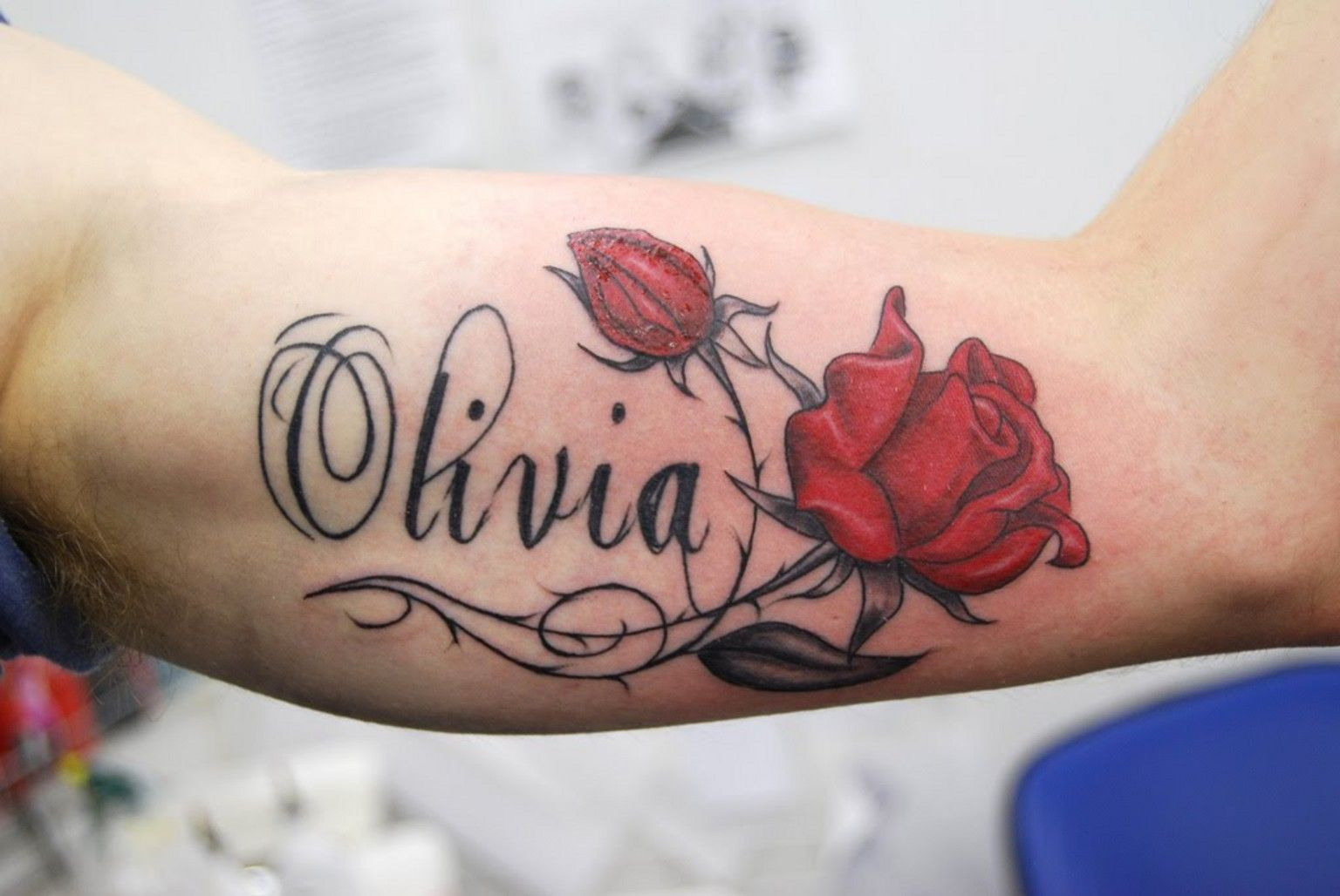 Name Tattoo Arm Arm Tattoo Sites