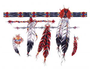 Native American Armband Tattoo Designs Pin American Feathers throughout size 1750 X 1375