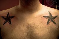 Nautical Star Tattoos On Front Shoulders For Men regarding sizing 1048 X 786