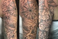 Nautical Theme Half Sleeve Halfsleeve Tattoos Girlswithtattoos intended for measurements 2208 X 2208