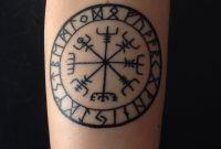 Nordic Compass Tattoo Done Tyler Kolvenbach From Hudson Valley within measurements 1136 X 1136