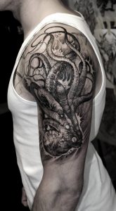 Octopus Arm Tattoo Inkedcollector Cool Tattoos Pinte intended for size 1127 X 2048