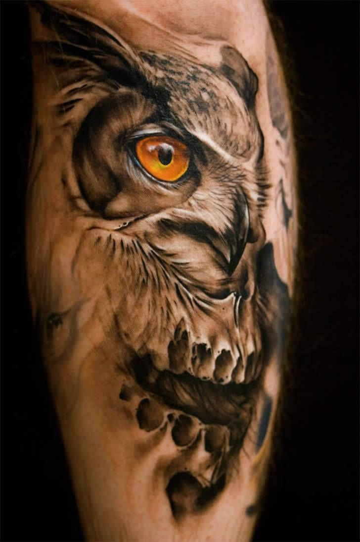 Owl tattoos badass Top 97+