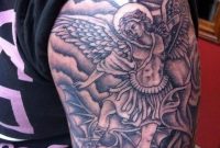 Pics Photos Fighting Angel Tattoo Tattoo Eric Martinello pertaining to sizing 1193 X 1600