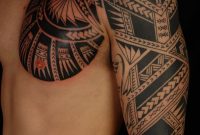 Pin Maori Polynesian Tattoo Chest Extention On Cameron Picture To for dimensions 1067 X 1600