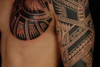 Pin Maori Polynesian Tattoo Chest Extention On Cameron Picture To regarding proportions 1067 X 1600