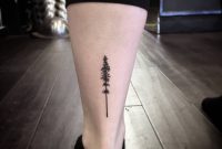 Pine Tree Tattoo On The Achilles Heel Illustrative Tattoos throughout measurements 998 X 1000