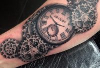 Pocket Watch Steampunk Tattoo Design Under My Skin Pinte throughout measurements 1080 X 1080