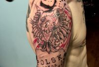 Polish Pride Quarter Sleeve Tattoo Polska Honor I Ojczyzna Polka with regard to sizing 1656 X 2208