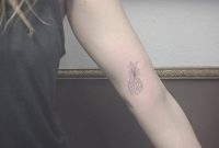 Polygon Style Pineapple Tattoo On The Inner Arm for proportions 1000 X 1000