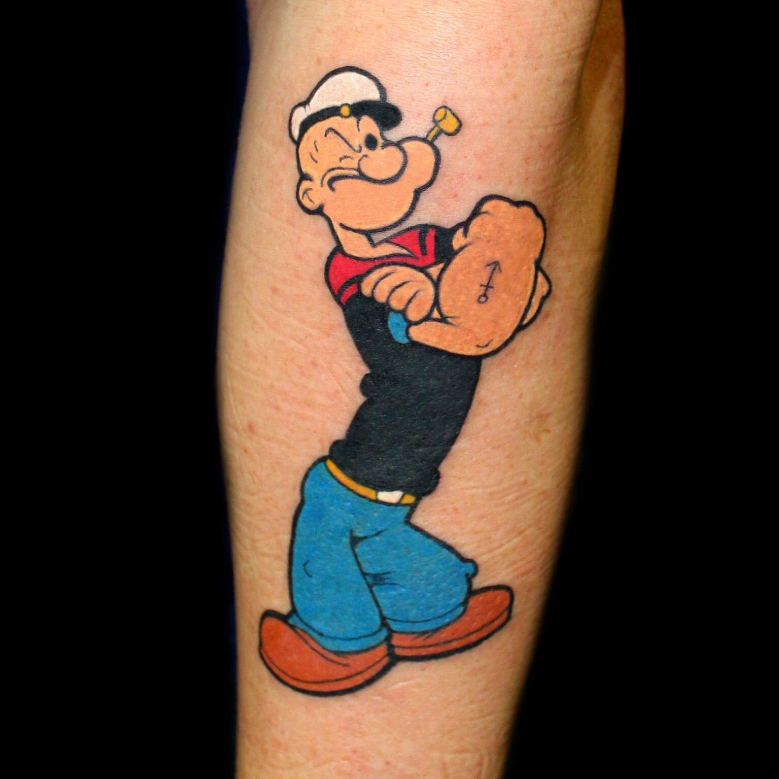 Popeye Tattoo Chris 51 Of Area 51 Tattoo Springfield Or Epic intended for sizing 1535 X 1535