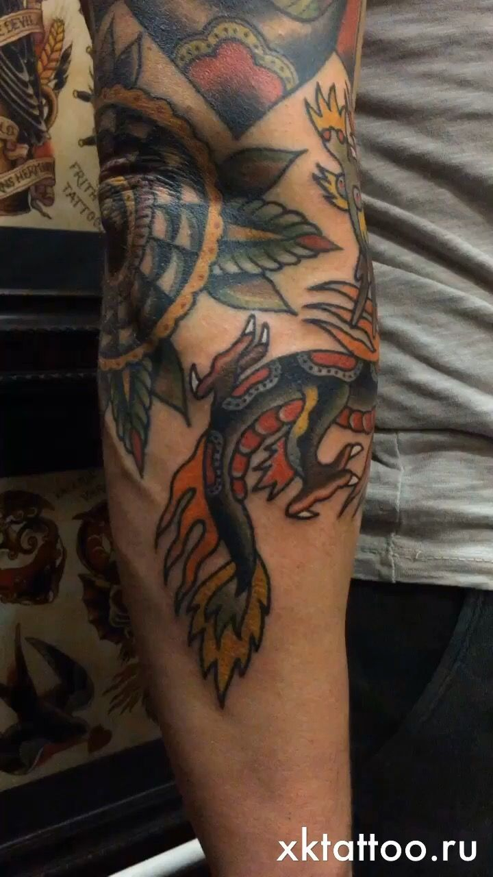 Real Traditional Tattoo Dragon Classic Tattoo Dragon Old School pertaining to measurements 720 X 1280