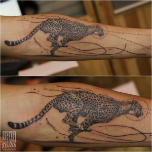 Realistic Cheetah In Motion Tattoo Done Eric Jason Dsouza From within size 1280 X 1280
