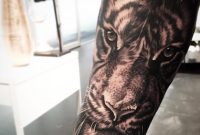 Realistic Tiger Tattoo On Arm for dimensions 960 X 960